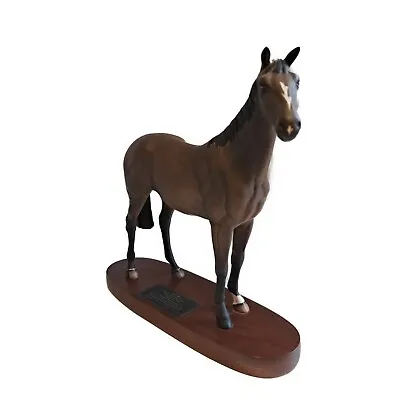 Buy Beswick Connoisseur Horse Psalm On Wooden Plinth Height 29cm • 130£