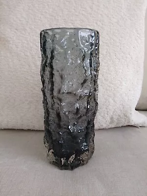 Buy Whitefriars Pewter Bark Glass Vase Geoffrey Baxter 7.7  Excellent Condition  • 77£