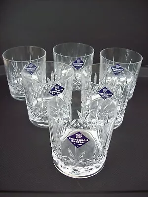 Buy 6 X EDINBURGH CRYSTAL KENMORE WHISKY / SPIRITS GLASSES NEW & Signed !! • 67.99£