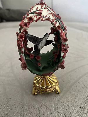 Buy Franklin Mint House Of Faberge Humming Bird In The Garden  Egg • 20£