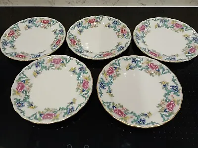 Buy Royal Doulton The Majestic Collection Booths Floradora SET OF FIVE  7  Plates  • 11.99£