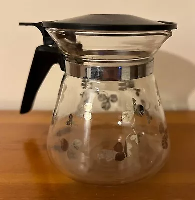 Buy Vintage Pyrex Glass Cloverleaf 4” Tall Coffee Pot / Jug • 5£