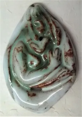 Buy Guy Sydenham Studio Pottery Abstract Mother And Child Design Pendant Nr Poole • 49.99£