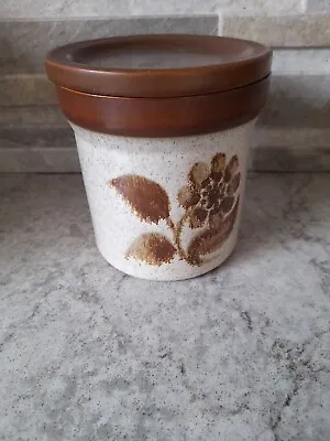 Buy Vintage Denby Fine Stone Ware Jar With Ceramic Lid  • 6.89£