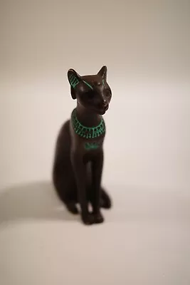 Buy Vintage Bastet Cat Cast Bronze Statue Franklin Mint 1986 • 8.95£