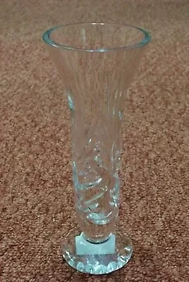 Buy Royal Doulton Cut Glass Crystal Keswick Stem Bud Flower Trumpet Vase Ornament • 9.99£
