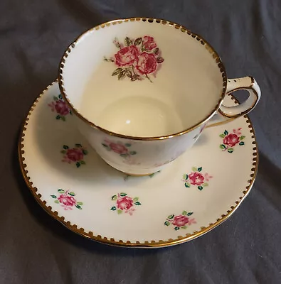 Buy Vintage Royal Stafford Bone China Made In England - Tudor Rose - Teacup & Saucer • 24.78£