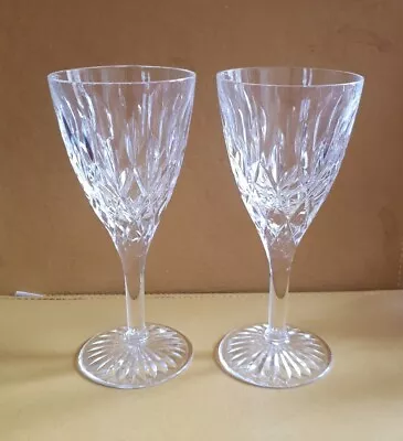 Buy Vintage Pair Of  Stuart Crystal 'Tewkesbury Wine Glasses  • 15£