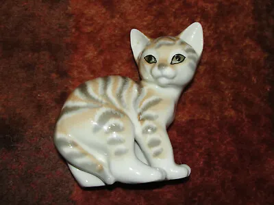 Buy Porcelain Cat Made In Ussr • 37£