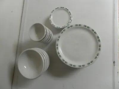 Buy Vintage 70's Dinner Ware Set Dishes Bowls Plates Porcelin Glass • 66.19£