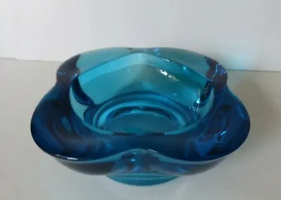 Buy Scarce Vintage  Czech Rosice Lobed Glass Bowl By Rudolf Jurnikl Pat 1175   • 20£