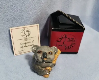 Buy Kevin Francis Face Pot 2001 With Box & Certificate. Bruce The Koala • 25£