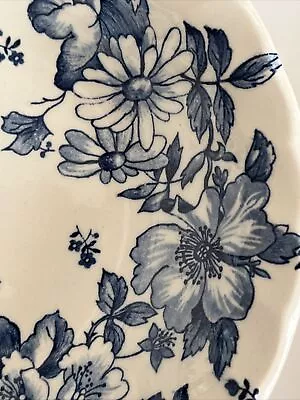 Buy 4 Fine Myott Meakin Bowls Blue White Wild Rose ENGLAND 6.5  Cottagecore China • 23.35£