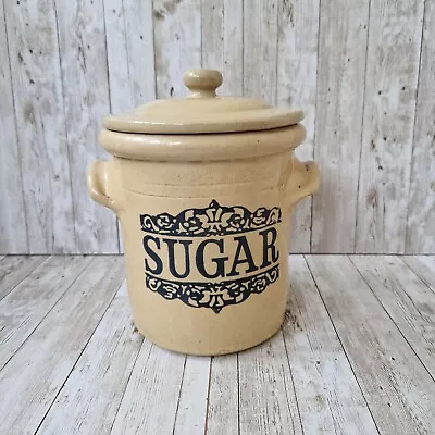 Buy Vintage Moira Sugar Container Stoneware Jar With Lid English Pottery Kitchenware • 18.99£