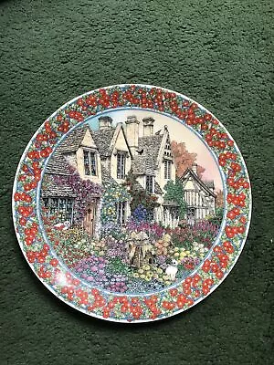 Buy Royal Worcester Cottage Gardens Gloucester October Plate By Sue Scullard Boxed • 10£