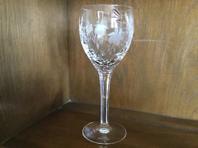 Buy Stuart Crystal Cascade Fuschia Wine Glass 7 5/8  Tall • 9.99£