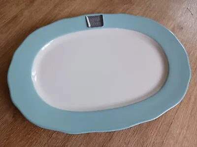 Buy Jamie Oliver Small Oval Platter Vintage Style Blue And Cream • 9.99£