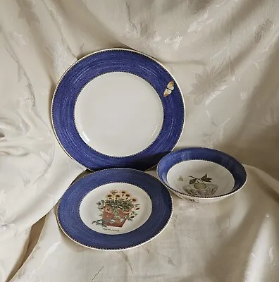 Buy Wedgewood - Sarah's Garden - 3 Pc Place Setting - Lavender Blue - New • 56.88£