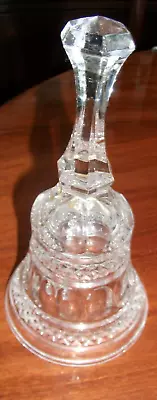 Buy Collectors' Vintage Cut Glass Bell Ornament • 6.50£