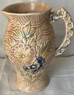 Buy Decorative Arthur Wood Jug Wild Flowers 20 Cm Multi Coloured High Relief  Vase • 7£