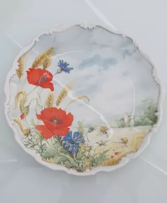 Buy Royal Albert Poppy & Cornflower Flowers Of The Hedgerow Collection Plate • 10£