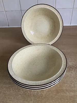 Buy Poole Pottery Broadstone - 4 X 18 Cm Cereal / Dessert Bowls • 20£