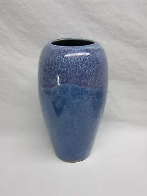 Buy Blue - Red Flambe Glaze Studio Art Pottery Vase Lamp Base Signed Old Vtg Antique • 47.43£