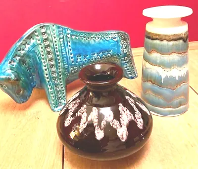 Buy Vintage Hasting Pottery  Vase England 1960s Dennis Lucas Mid Century Modern • 8.99£