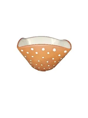 Buy Vintage Graveren Norsk Norway Pottery Bowl Brown With Raised Polka Dots • 29.39£