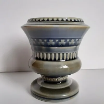 Buy Wade Irish Shamrock Porcelain Blue And Green Vintage Porcelain Vase Urn • 12£