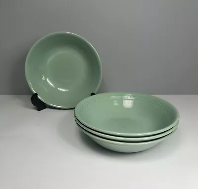 Buy 4 X Woods Ware Beryl Cereal Bowls - 16.5cm - Green - Vintage - Utility Ware • 12.99£