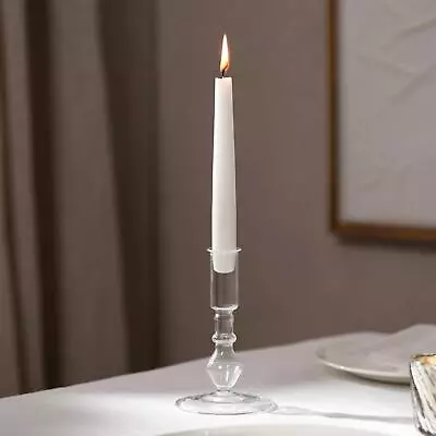 Buy The White Company Rowley Elegant Dinner Candle Holder Display Mouth-Blown Glass • 12.99£