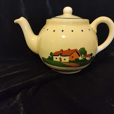 Buy Dartmouth Pottery Devon Motto Ware Vintage Tea Pot  6  X 9  • 11.99£