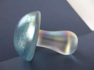 Buy John Ditchfield Iridescent Lovely Art Glass A* Mushroom Label On • 70£