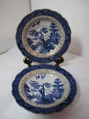 Buy Vintage Old Willow Booths Ware Saucers Dish Type • 9.95£
