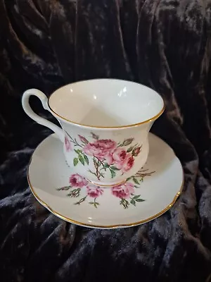 Buy Vintage Royal Grafton Fine Bone China Rose Floral Tea Cup And Saucer England  • 21.31£
