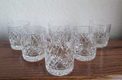 Buy Set Of 6 Edinburgh Crystal Whisky Low Ball Tumblers ? • 10£