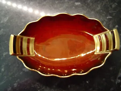 Buy Carlton Ware Rouge Royale RED Gold 7  Dish • 6£