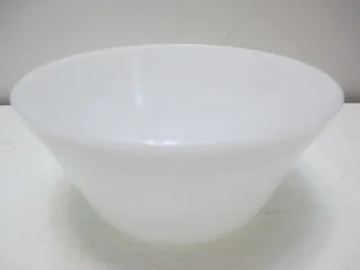 Buy Vintage Federal Glass Mixing Bowl White 7  D 3 1/2  T • 18.21£