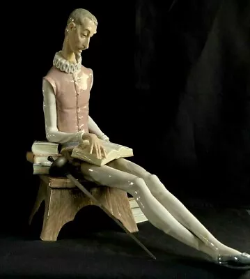 Buy Very Rare Lladro Don Quixote Large Figurine Seated Reading With Sword • 955£