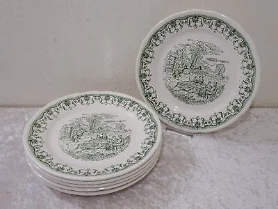 Buy 6 X Ironstone Tableware Ceramics Design England Dining Plate - Vintage - • 27.82£