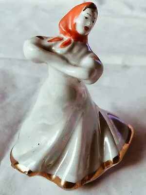 Buy Avaebo Russian Dancer Figurine With Mother Of Pearl Glaze • 20£
