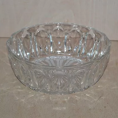 Buy Vintage Pressed Glass Fruit Dessert Bowl Riems France 8 Inch 20cm • 9£