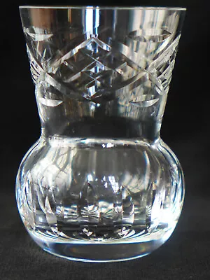 Buy An Edinburgh Crystal Thistle Type Tot Sized Whisky Glass In Excellent Condition • 14£