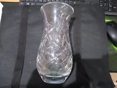Buy Vintage Bohemia Cut Lead Glass Crystal Vase - Handmade In Czech Republic - Heavy • 6.99£