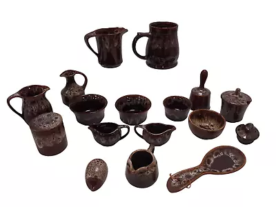 Buy Kernewek Pottery Brown Honeycomb Mixed Bundle Kitchen Accessories Collectables • 9.99£