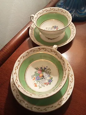 Buy Foley China Vintage Pair Cups And Saucers • 5£
