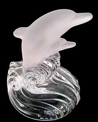 Buy Dolphin And Calf Glass Ornament Figurine 24% Lead Crystal RCR Mums Birthday Gift • 17.95£