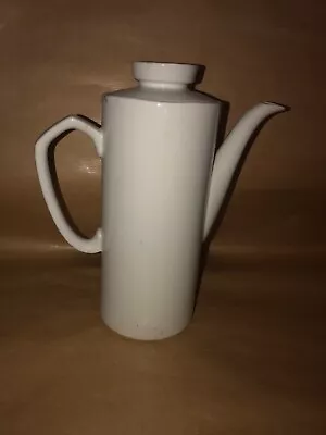 Buy Alfred Meakin England. 1970’s. White Coffee Pot. Modern Look. Perfect Condition. • 12.99£