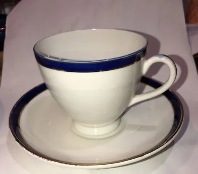 Buy Maddock Vintage  Teacup Fine English Bone China  John Maddock Navy/Gold Trim • 18.99£